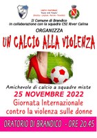 Evento: Un calcio alla violenza