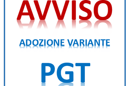 AVVISO DI ADOZIONE VARIANTE PUNTUALE AL PIANO DELLE REGOLE DEL PGT