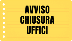 Avviso di chiusura uffici