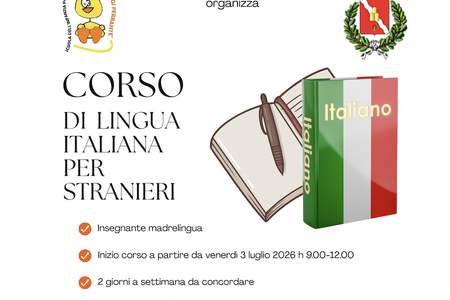 CORSO DI LINGUA ITALIANA PER STRANIERI