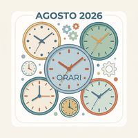 Orari apertura al pubblico – Agosto 2026