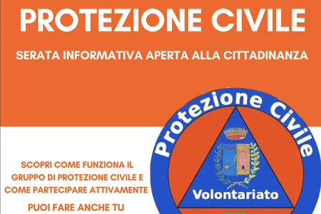 Serata di presentazione del nuovo gruppo di Protezione Civile